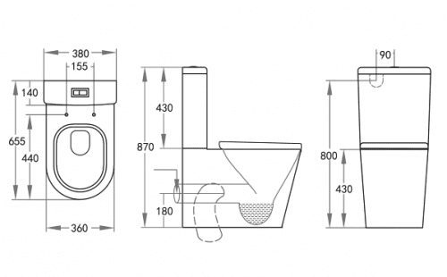 Avis Rimless Black - Image 2