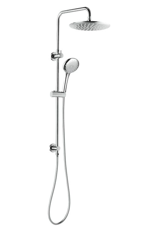 Loui Twin Shower Station - Chrome