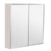 White MDF Shaving Bevel Cabinet 750x720mm