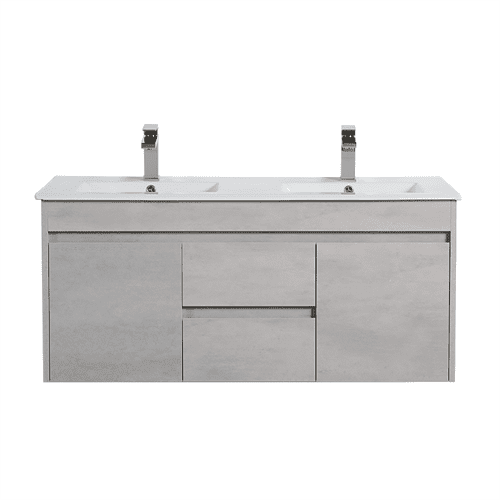 Nova Wall Hung Vanity Concrete Grey For Bathroom - Image 5