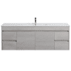 Nova Wall Hung Vanity Concrete Grey For Bathroom - Image 4