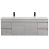Nova Wall Hung Vanity Concrete Grey For Bathroom - Image 2
