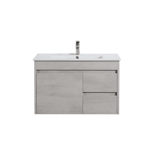 Nova Wall Hung Vanity Concrete Grey For Bathroom - Image 13